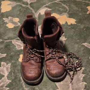 Justin Boots Brown Ankle Boots